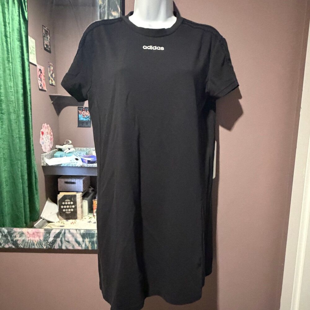 Adidas Black T-Shirt Dress Women's Size large